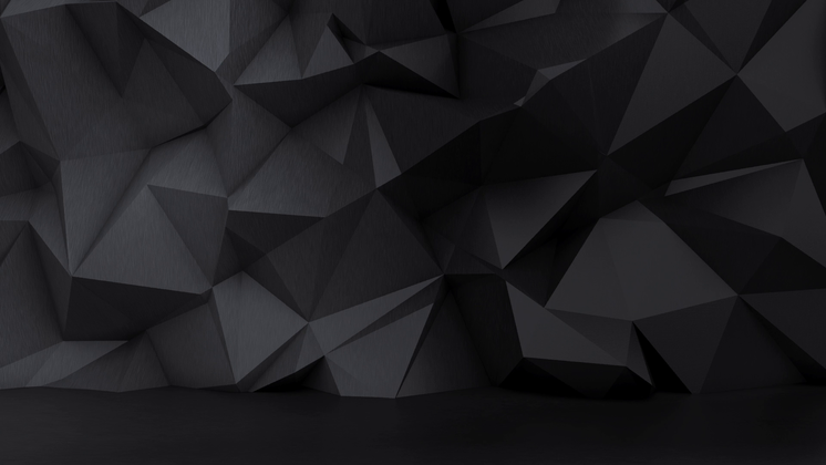 Low Poly Black Background Effect