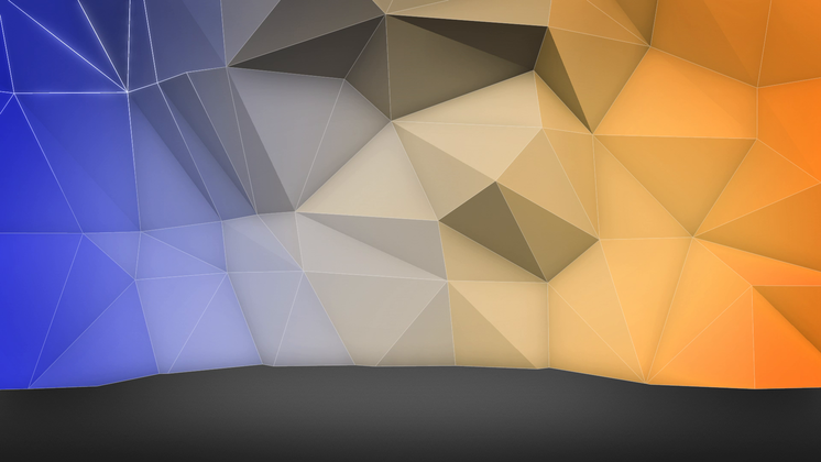 Free Video Effect of Low Poly Background Wall Color 