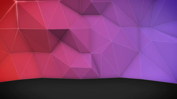 Free Video Effect of Low Poly Background Wall Color 