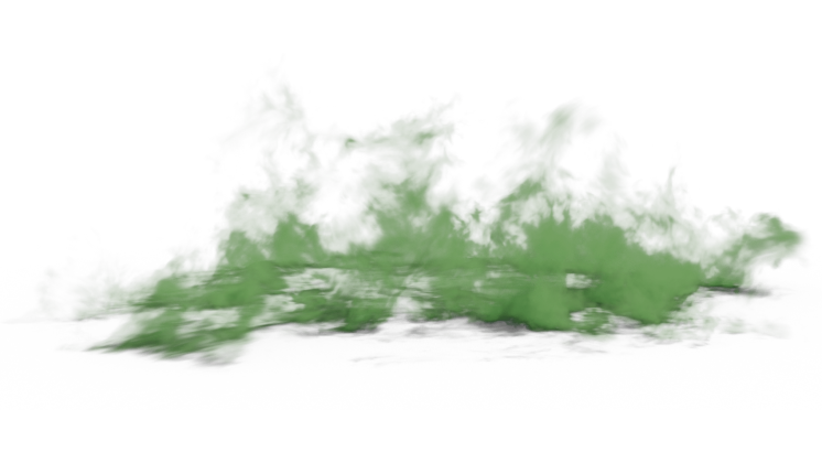 Free Video Effect of Magic Green Smoke Apparition 