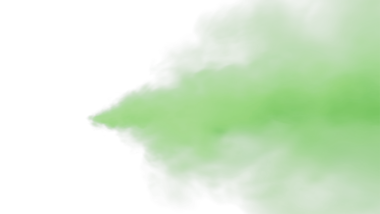 HD VFX of Magic Green Smoke Blast 