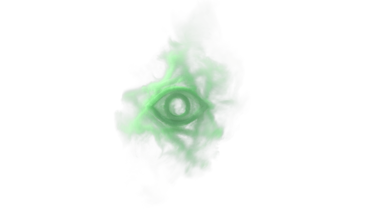 HD VFX of Magic Green Smoke Symbol 