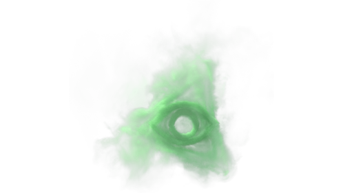 Magic Green Smoke Symbol Loopable Effect