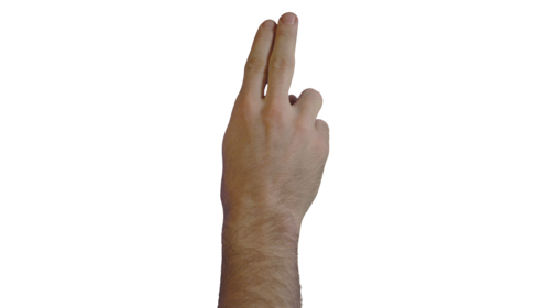 (4K)Male Hand - Double Finger Tap Effect