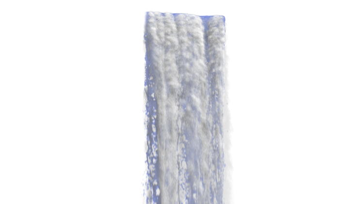 HD VFX of Medium Waterfall 