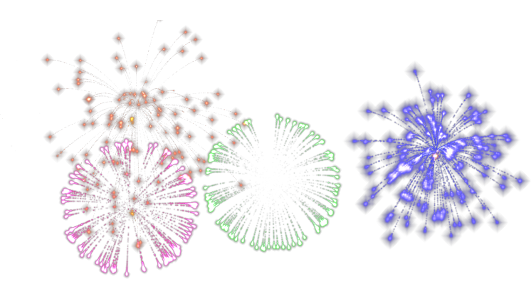 HD VFX of Fireworks 