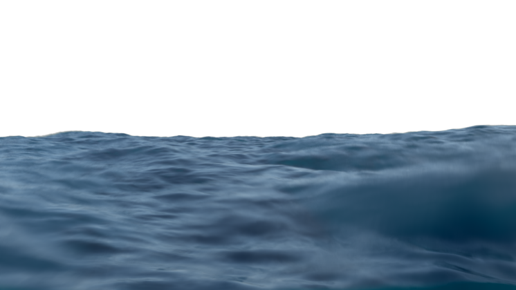 HD VFX of Ocean Washover Flood  Loopable