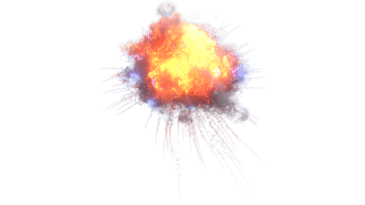 Free Video Effect of Overcharge  Aerial Explosion 