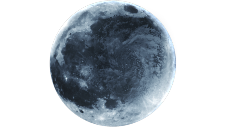 HD VFX of   Moon Destruction Black Hole