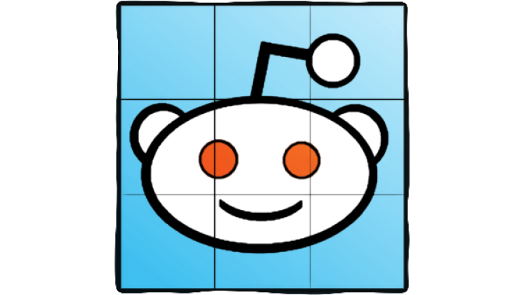 Free Video Effect of Reddit Puzzle Cube Icon