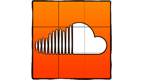 Soundcloud Puzzle Cube Icon Effect