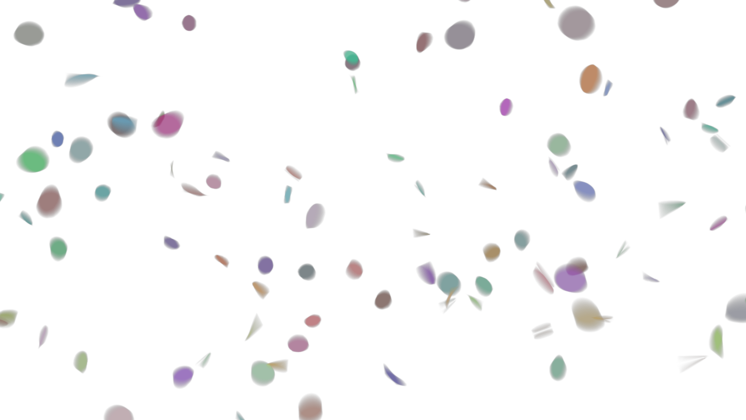 HD VFX of Round Confetti