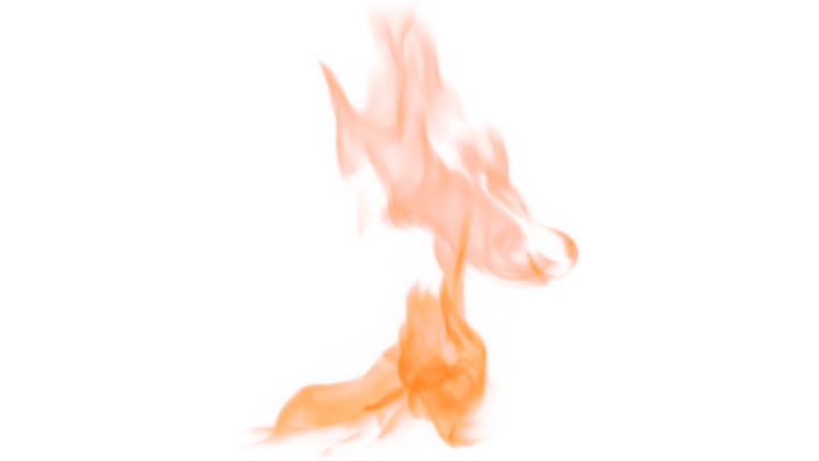 Free Video Effect of Sideways Orange Flamethrower Tiny