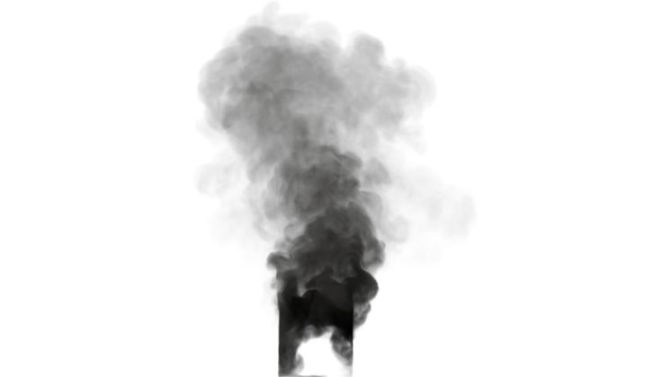 HD VFX of Smoke from Window 