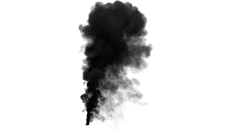 HD VFX of Smoke Plume 