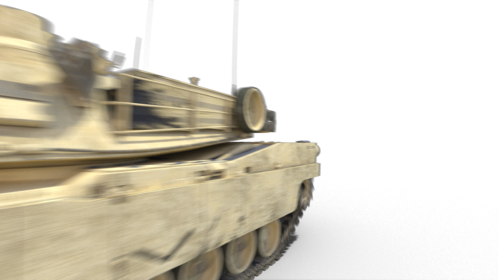 Tank Roll Past Camera Effect