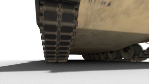 Tank Run Over Cam Towards Effect