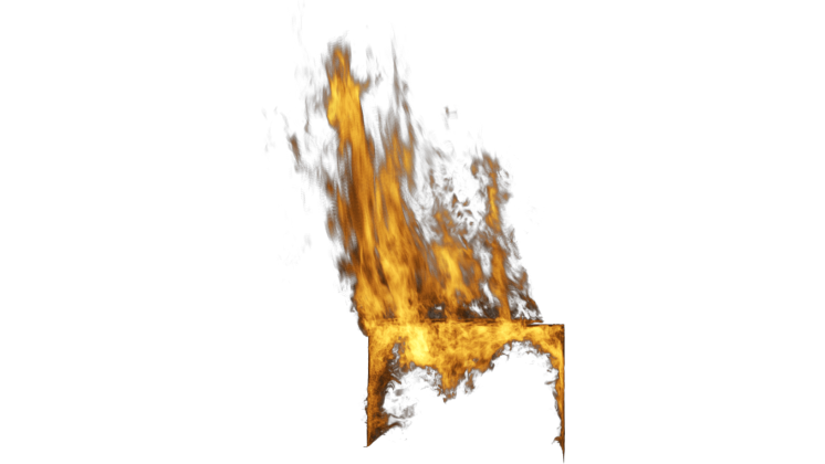 HD VFX of Window Fire 