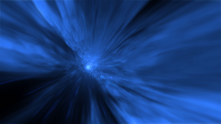 Free Video Effect of Wormhole Blue Vortex Loopable