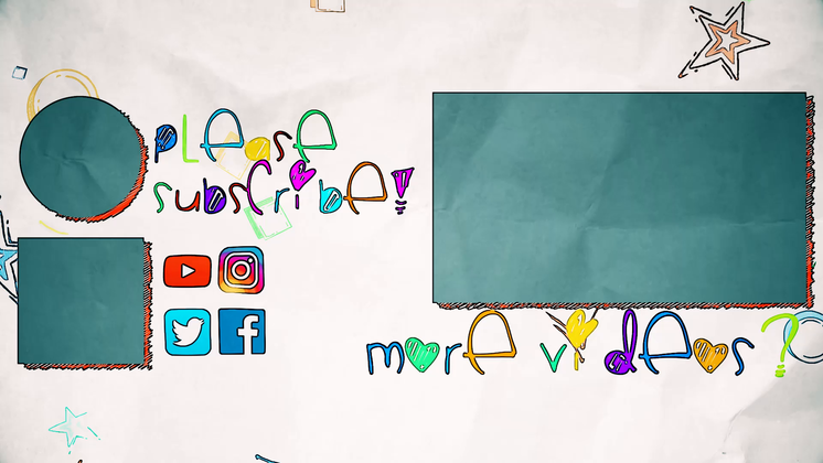 Free Video Effect of YouTube Endcard  Children