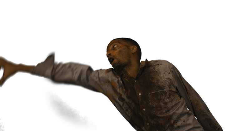 HD VFX of Zombie  Mid Side