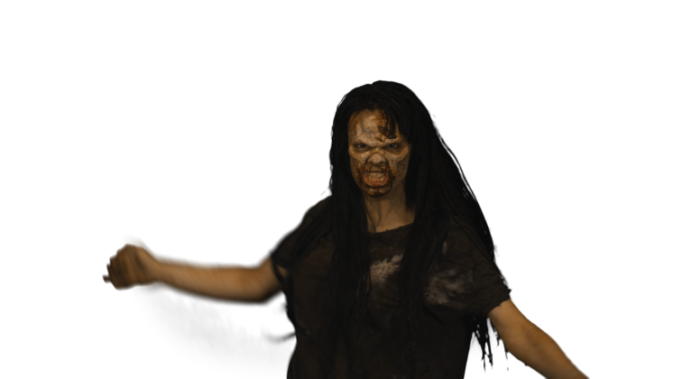 HD VFX of Zombie  Mid Headshot
