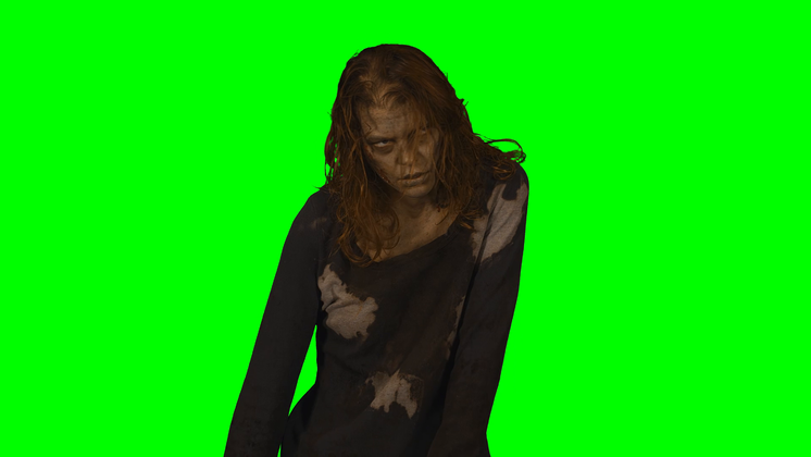 Free Video Effect of Zombie  Mid Headshot Front