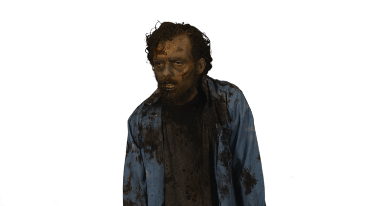 HD VFX of Zombie  Mid Front Headshot
