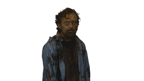 (4K) Zombie 5 Mid Turn Toward Cam Effect