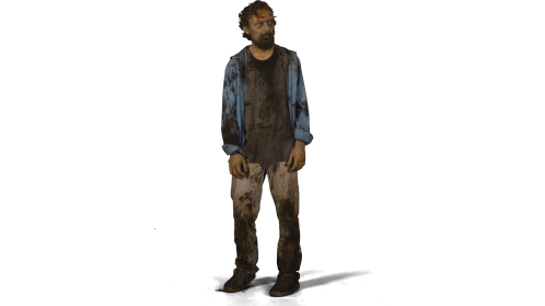 (4K) Zombie 5 Wide Standing Front Effect