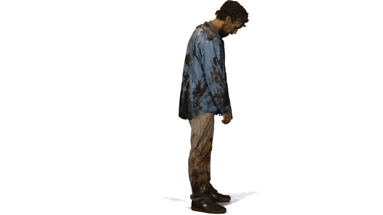 HD VFX of Zombie  Wide Standing Side
