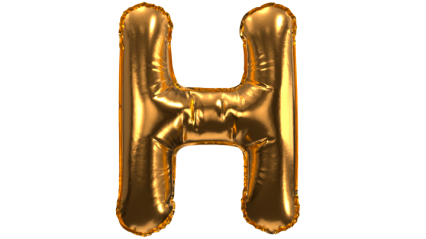 Balloon Font H HD 3K