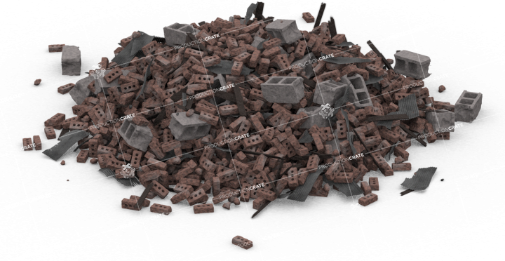 Brick Rubble Pile 9