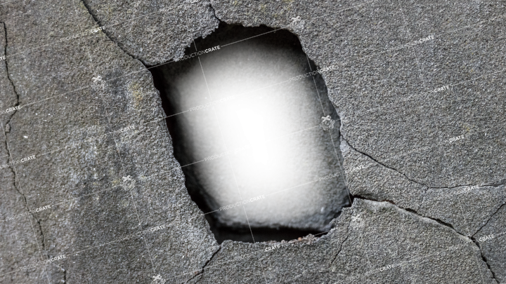 Cracked Hole 1 Surface Shaded