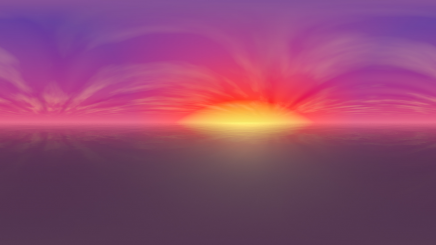 HDRI Ocean Sunset 1