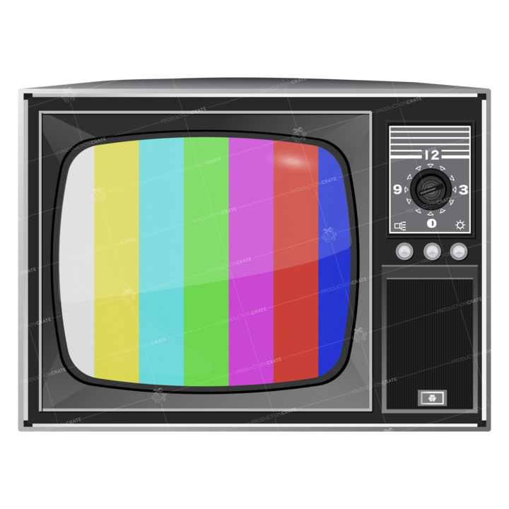 Antique Tv Greenscreen Glitch01