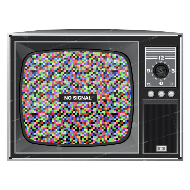 Antique Tv Greenscreen Glitch02