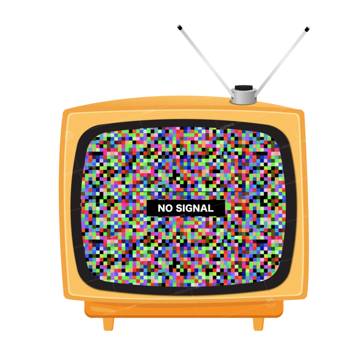 Antique Tv Orange Glitch02