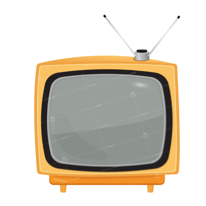 Antique Tv Orange