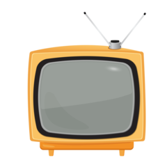 Antique Tv Orange