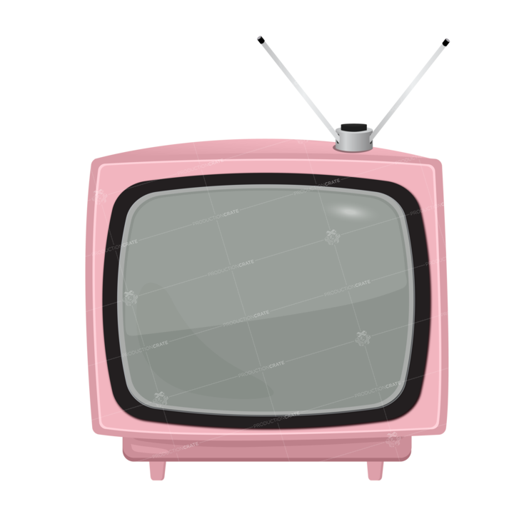 Antique Tv Pink