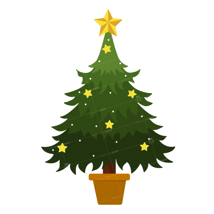 Christmas Treedecoryellow