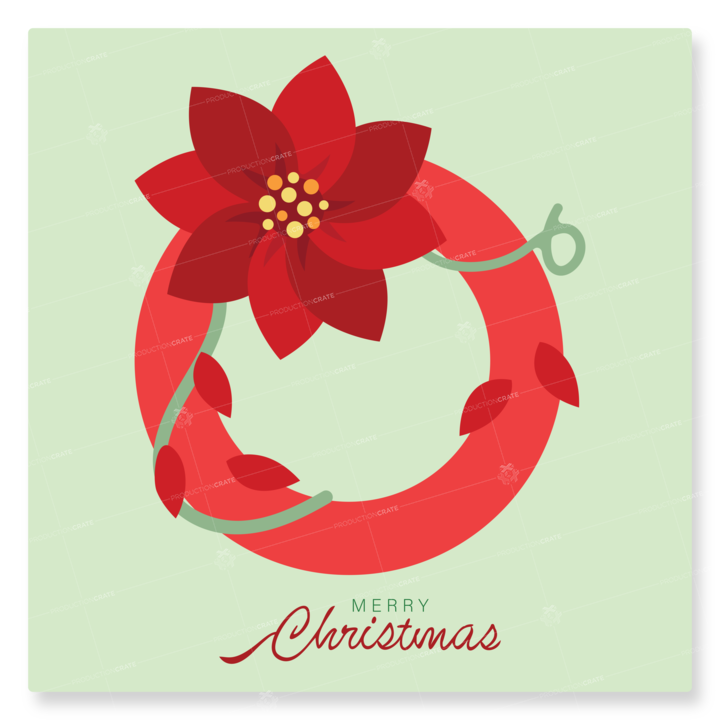 E Card Christmasflower