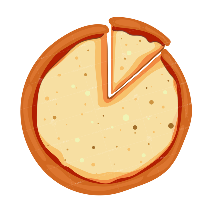 Fullpizza Cheese Illustration