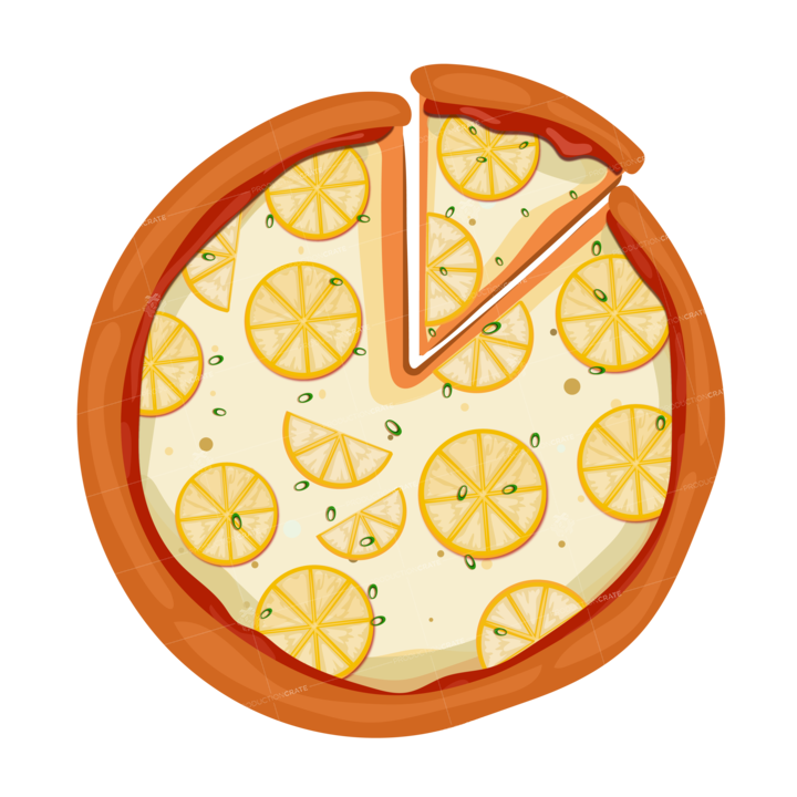 Fullpizza Lemon Illustration