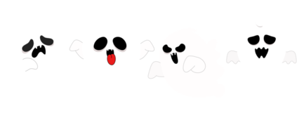 Ghost Sheet Vector Stickers