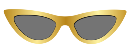 Gold Meme Eyeglasses