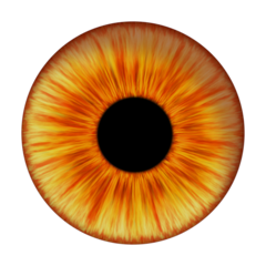 Orange Fire Lens