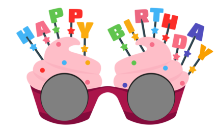 Pink Birthday Eyeglasses