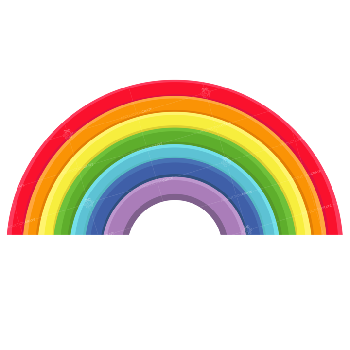 Rainbow Cartoon Shadow